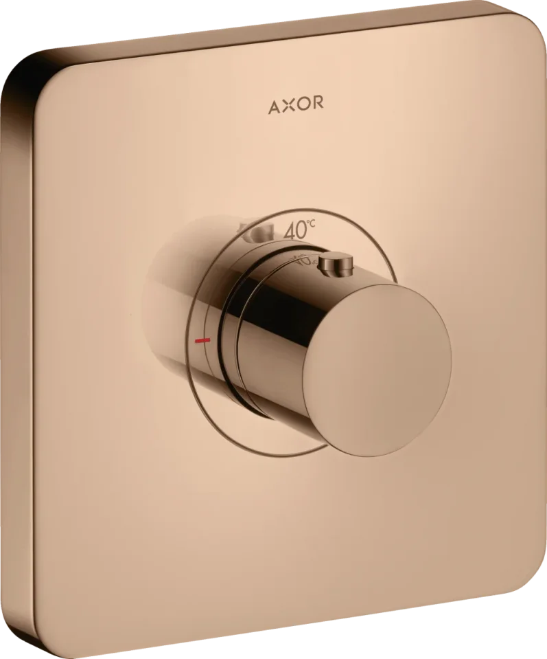 Axor Showerselect Thermostatic Shower Mixer Concealed 220 X 180 X 130mm Rose Gold/gold - Polished product image - Image 1