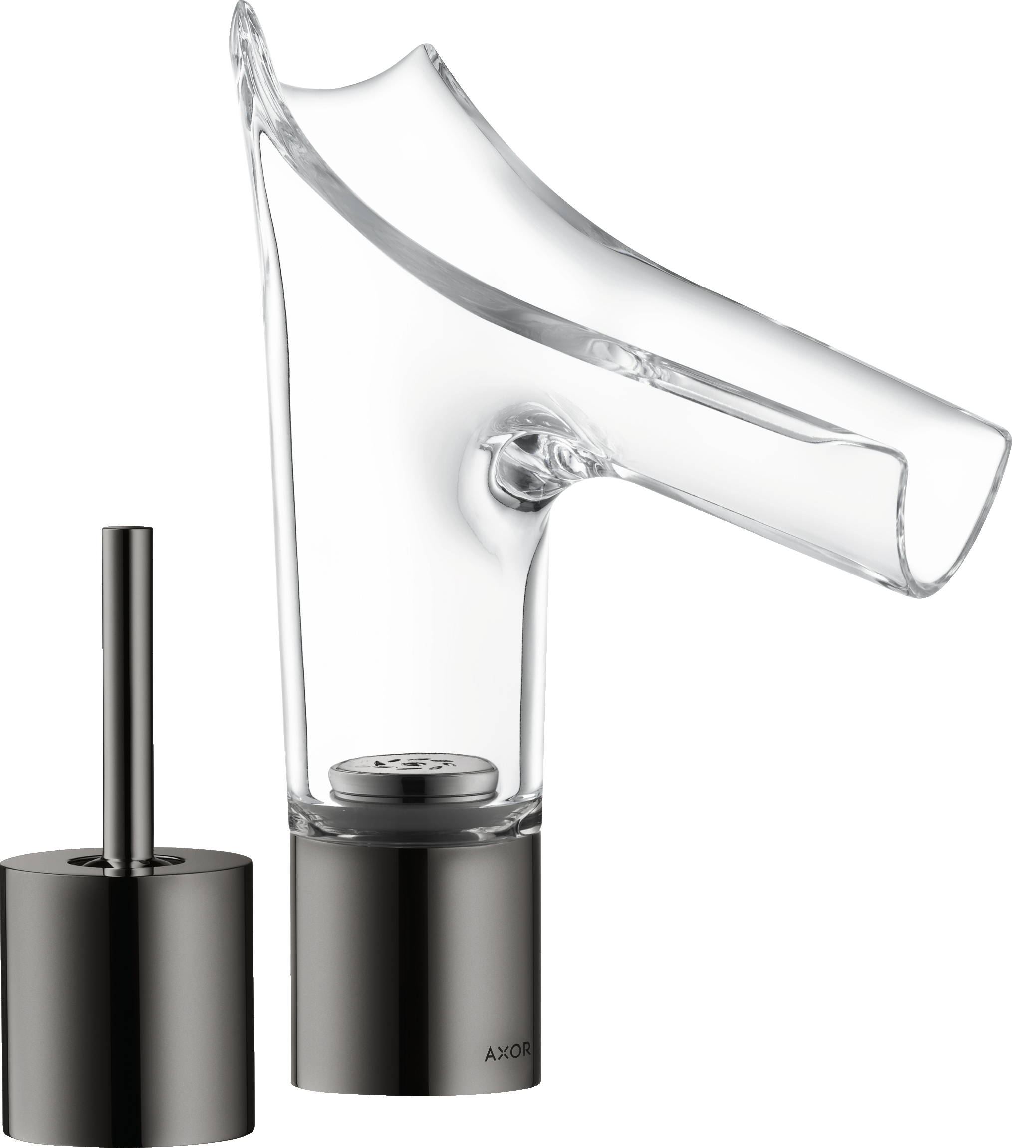 Axor Starck V Manual Mixers 400 X 280 X 160mm Gunmetal/chrome - Polished