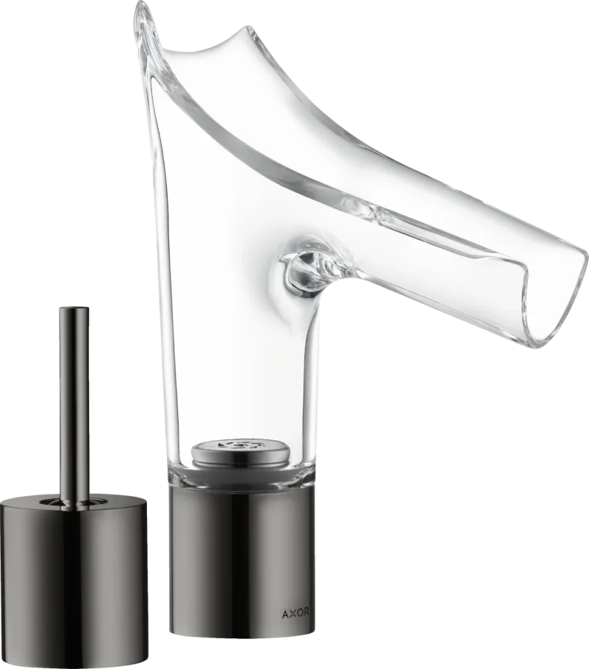 Axor Starck V Manual Mixers 400 X 280 X 160mm Gunmetal/chrome - Polished product image - Image 1