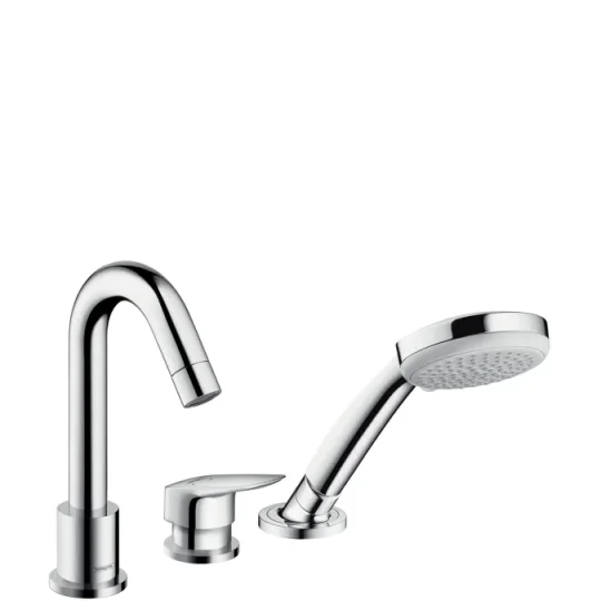 Hansgrohe Logis Bath Mixers Concealed 509 X 269 X 134mm Chrome detail view - Image 2