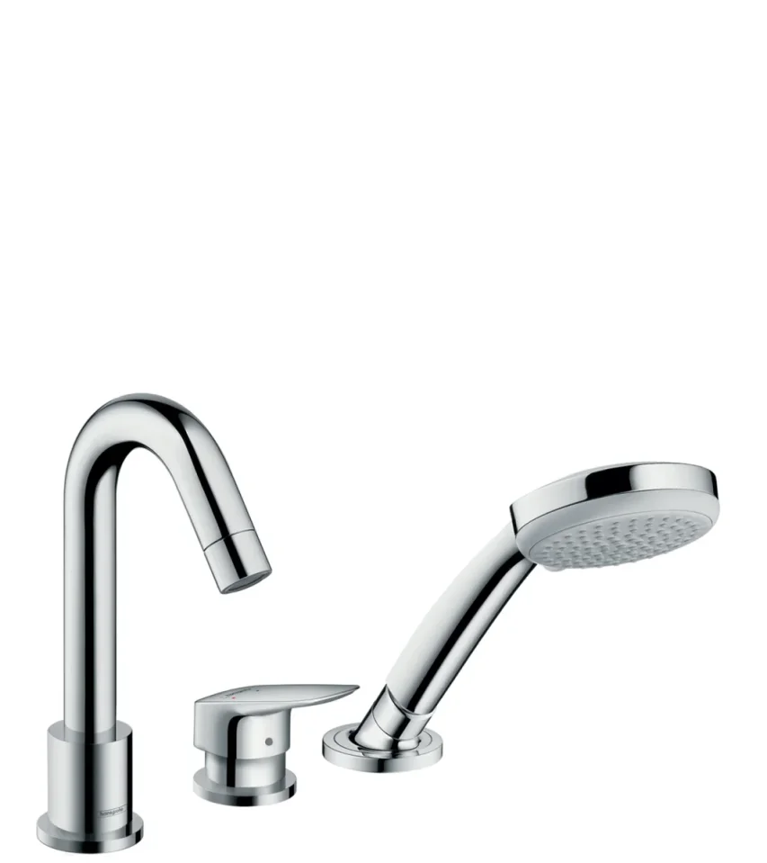 Hansgrohe Logis Bath Mixers Concealed 509 X 269 X 134mm Chrome product image - Image 1