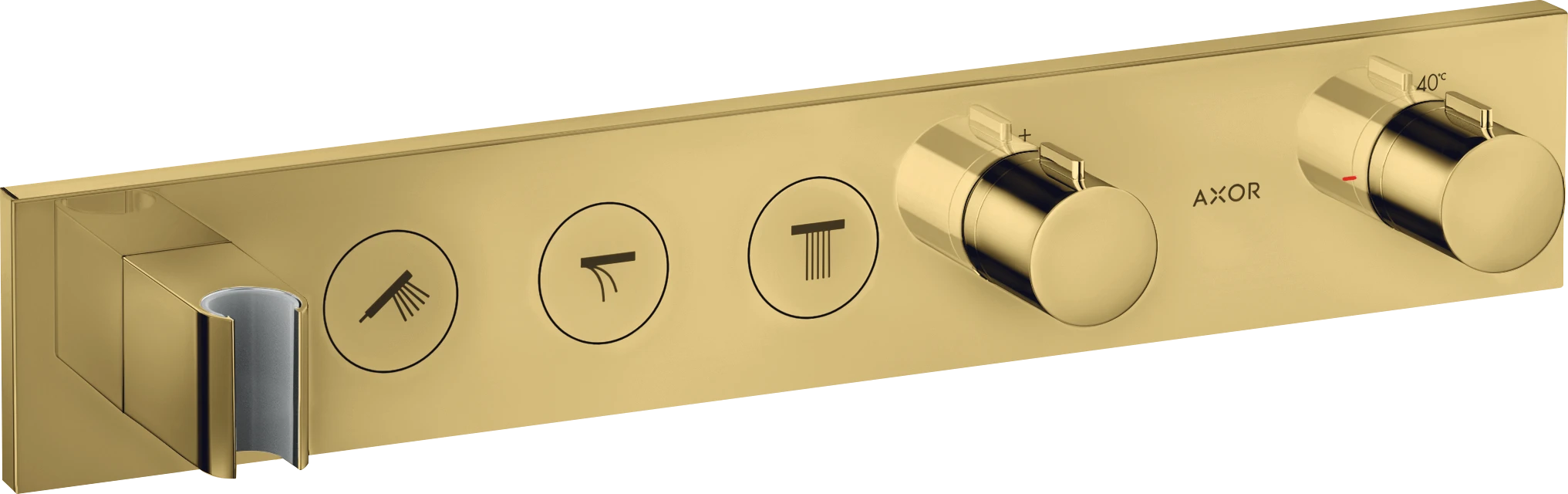 Axor Showersolutions Thermostatic Shower Mixer Concealed 560 X 395 X 150mm Gold - Polished
