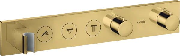 Axor Showersolutions Thermostatic Shower Mixer Concealed 560 X 395 X 150mm Gold - Polished