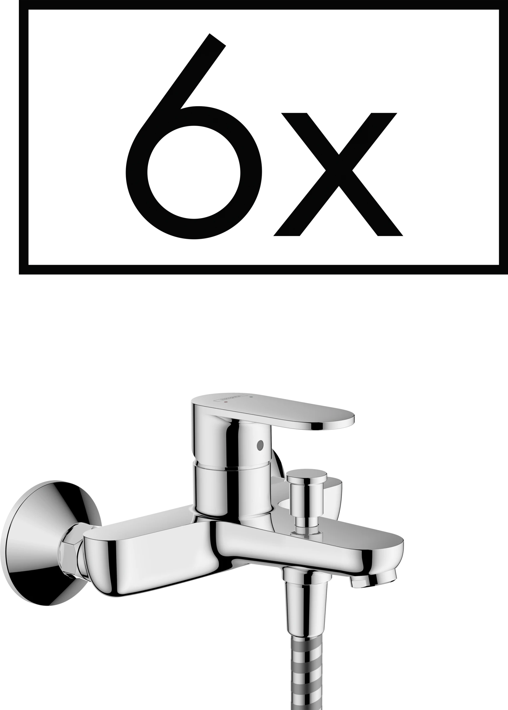 Hansgrohe Vernis Blend Bath Mixers Exposed 405 X 240 X 385mm Chrome