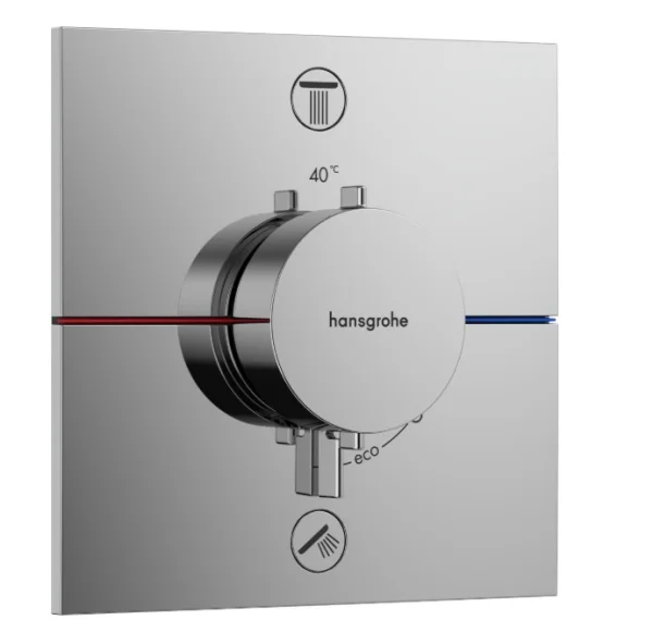 Hansgrohe Showerselect Comfort E Thermostatic Shower Mixer Concealed 262 X 233 X 168mm Chrome