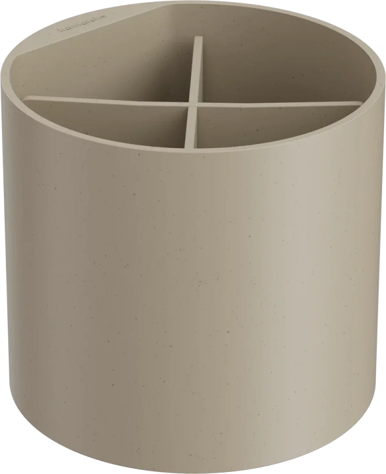 Hansgrohe Wallstoris Planet Edition Tooth Brush Tumbler 135 X 127 X 115mm Sand product image - Image 1