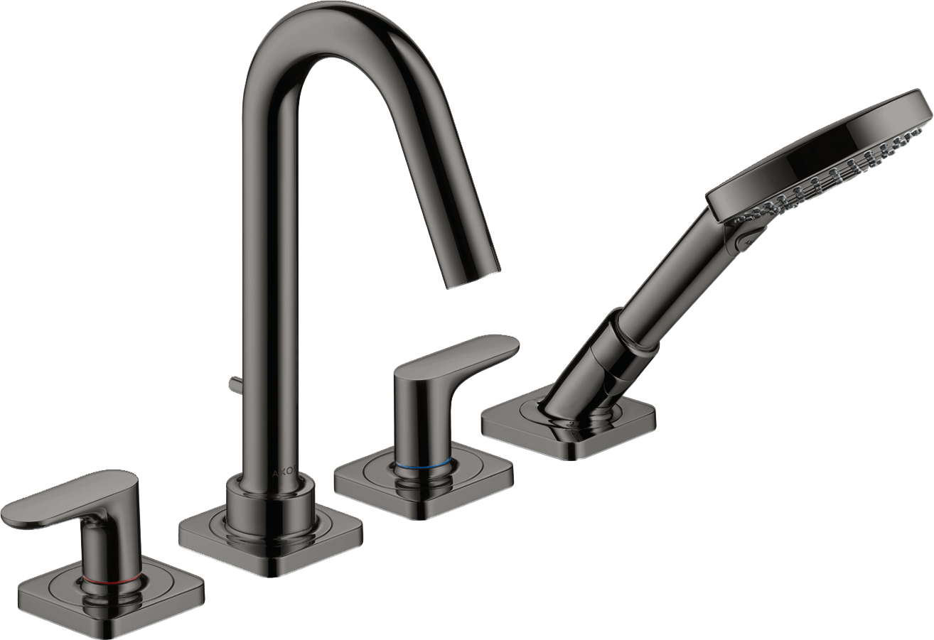 Axor Citterio M Bath Mixers Concealed 263 X 82 X 87mm Gunmetal/chrome - Polished
