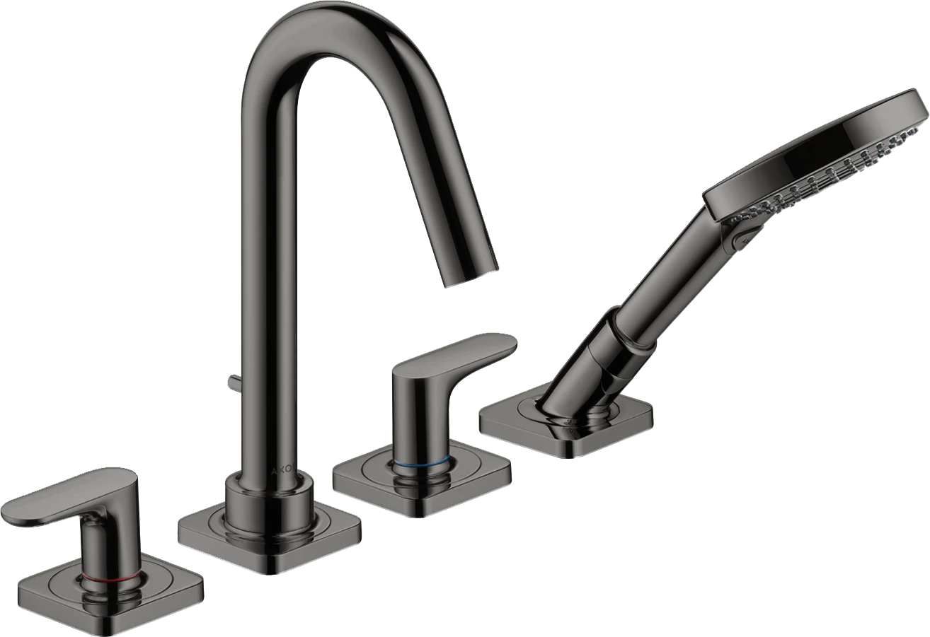 Axor Citterio M Bath Mixers Concealed 263 X 82 X 87mm Gunmetal/chrome - Polished