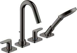 Axor Citterio M Bath Mixers Concealed 263 X 82 X 87mm Gunmetal/chrome - Polished