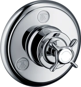 Axor Montreux Manual Shut-off & Diverter Valves 220 X 225 X 60mm Chrome