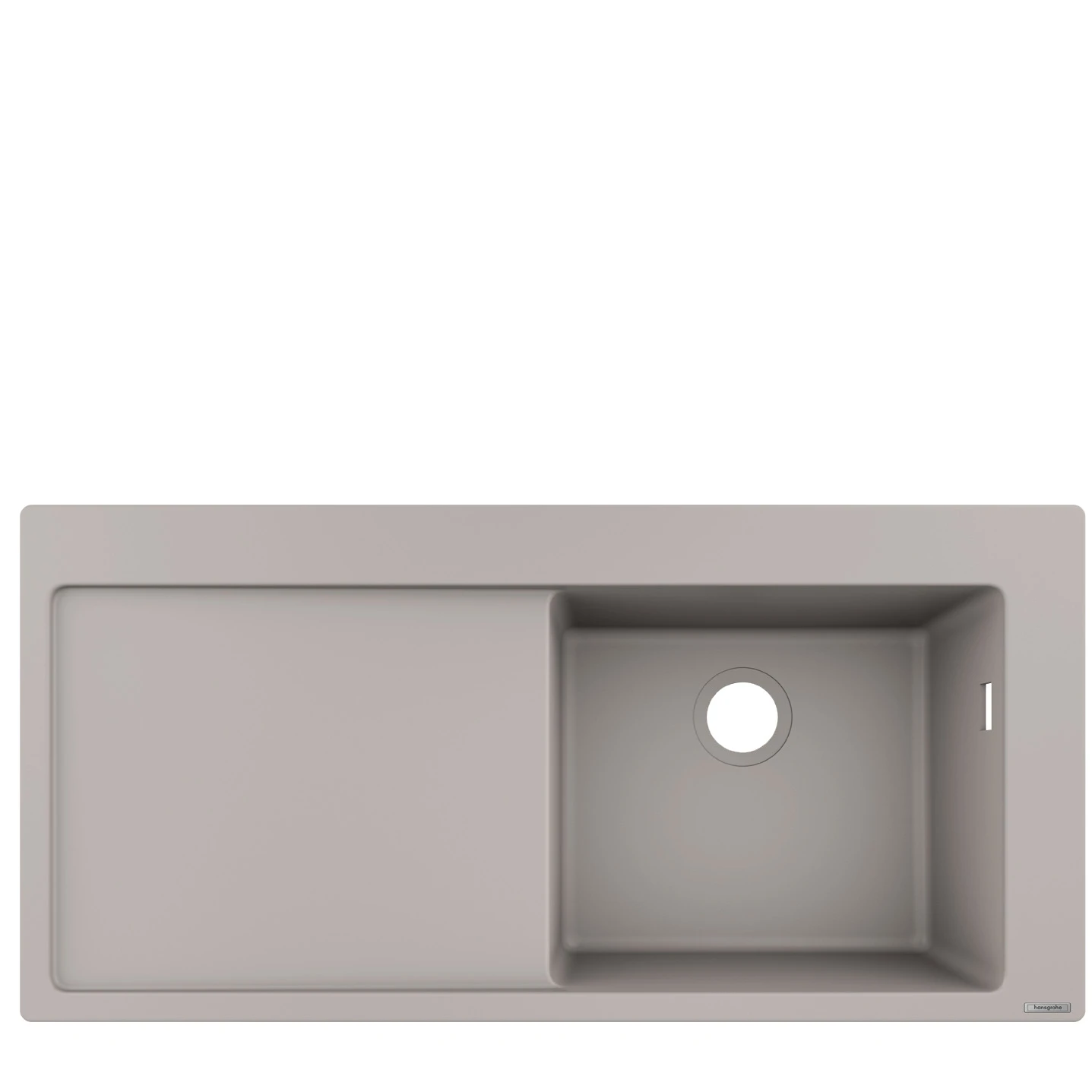 Hansgrohe S51 Sinks 1160 X 590 X 315mm Concrete/grey