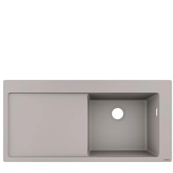 Hansgrohe S51 Sinks 1160 X 590 X 315mm Concrete/grey