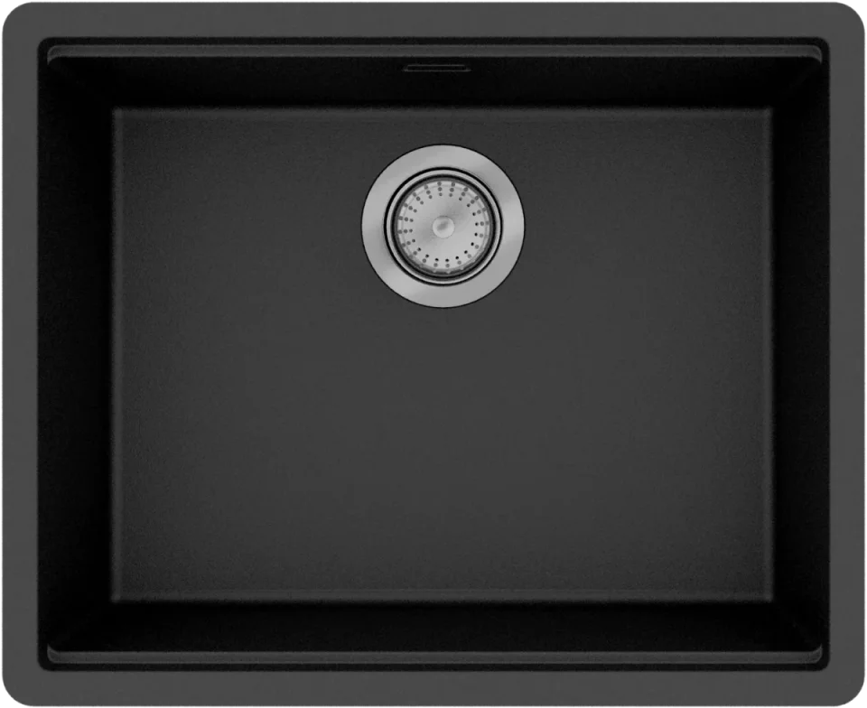 Hansgrohe S53 Sinks 735 X 565 X 317mm Black product image - Image 1