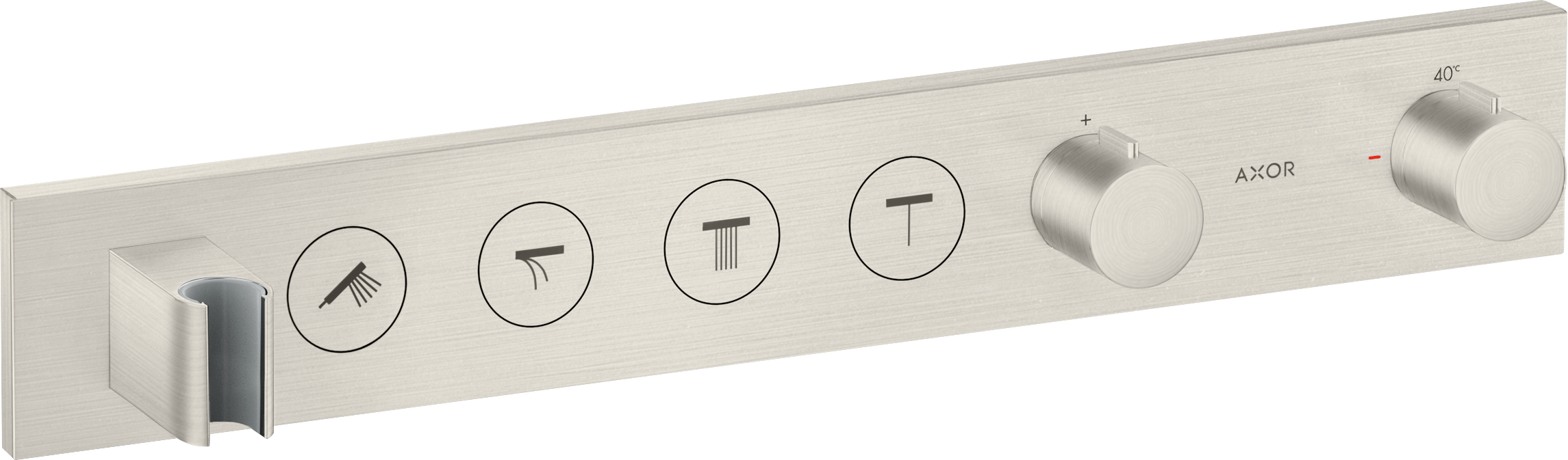 Axor Showersolutions Thermostatic Shower Mixer Concealed 715 X 395 X 150mm Stainless Steel