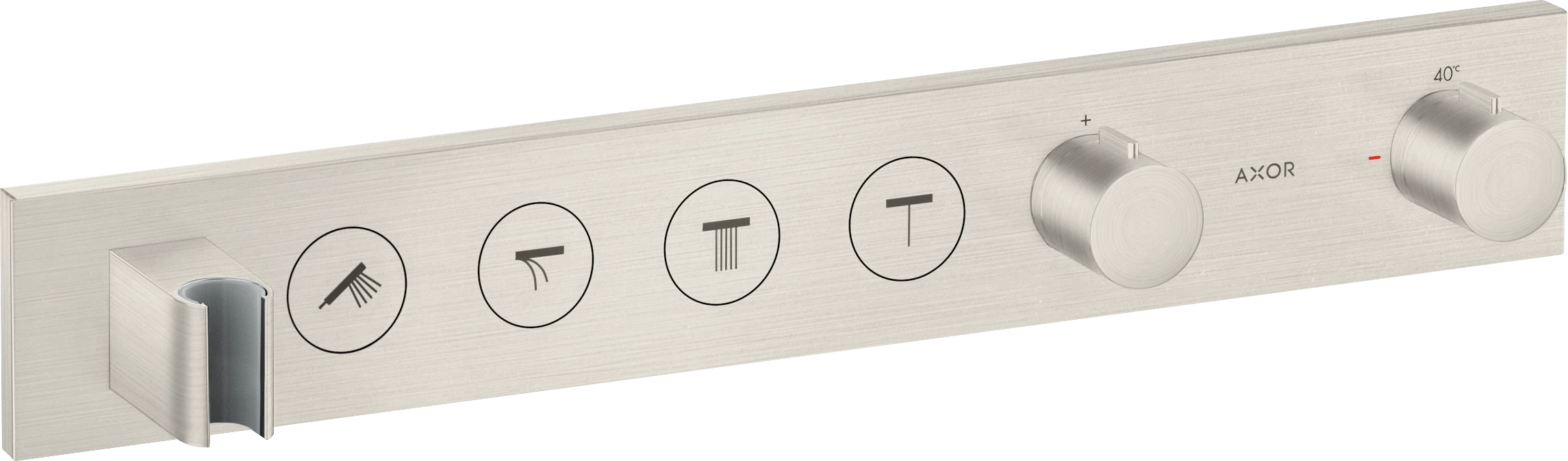 Axor Showersolutions Thermostatic Shower Mixer Concealed 715 X 395 X 150mm Stainless Steel