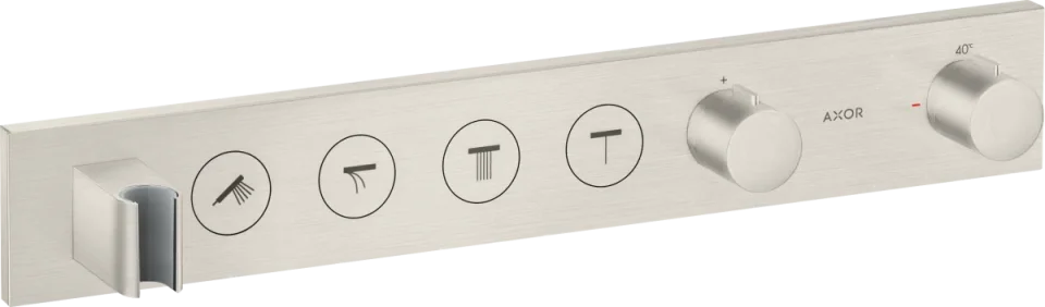 Axor Showersolutions Thermostatic Shower Mixer Concealed 715 X 395 X 150mm Stainless Steel product image - Image 1