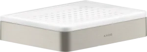 Axor Universal Softsquare Soap Dish / Shelf Stainless Steel Optic