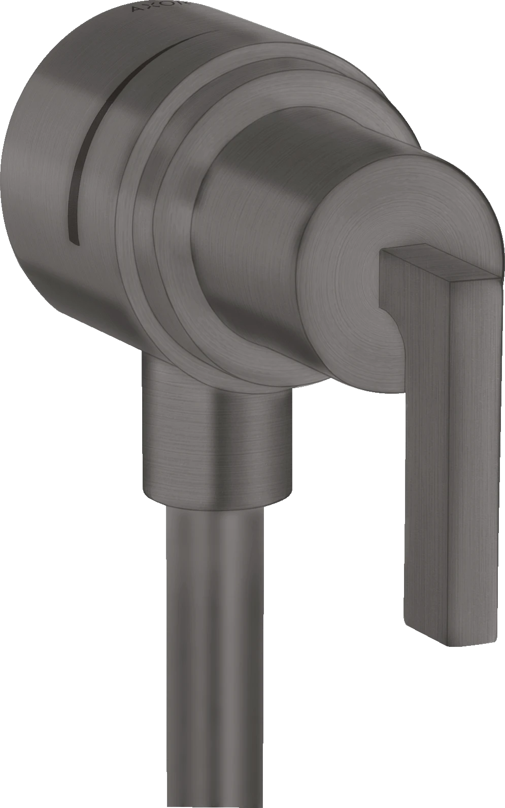 Axor Citterio Shut-off Valves 217 X 78 X 75mm Gunmetal/chrome - Brushed