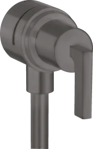 Axor Citterio Shut-off Valves 217 X 78 X 75mm Gunmetal/chrome - Brushed