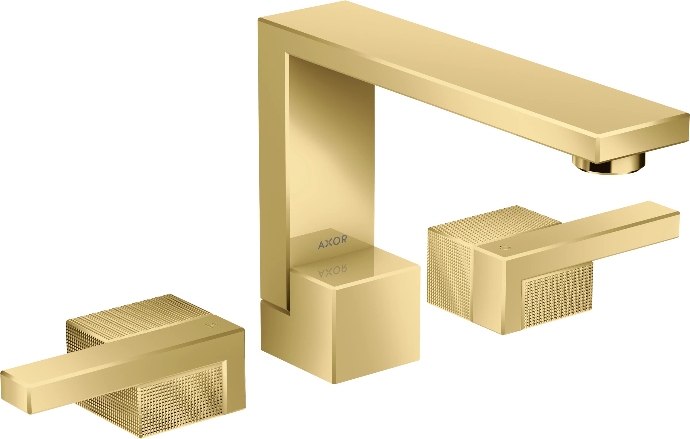 Axor Edge Manual Mixers 517 X 309 X 139mm Gold - Polished