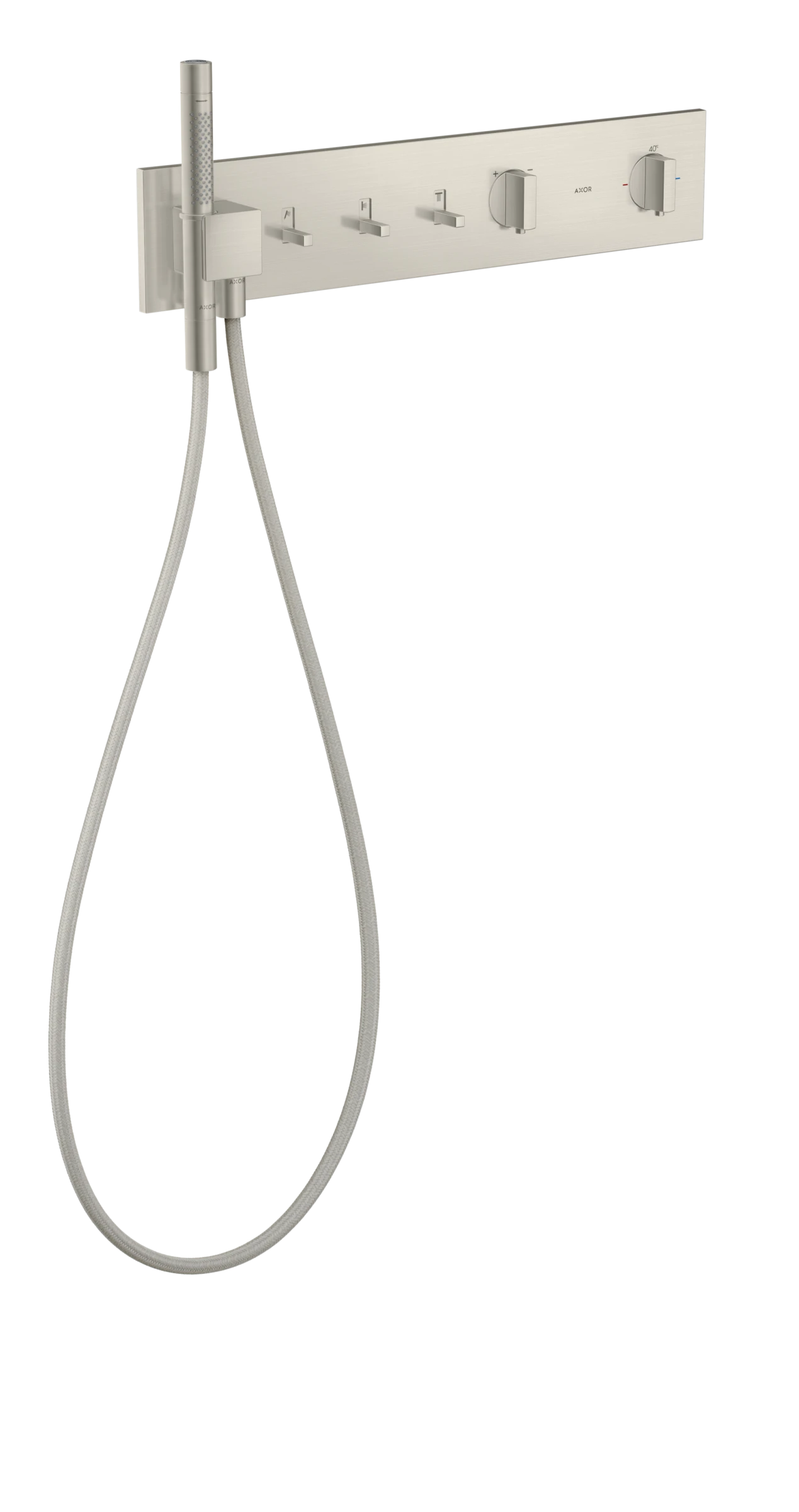Axor Showercomposition Thermostatic Shower Mixer Concealed 715 X 395 X 150mm Stainless Steel