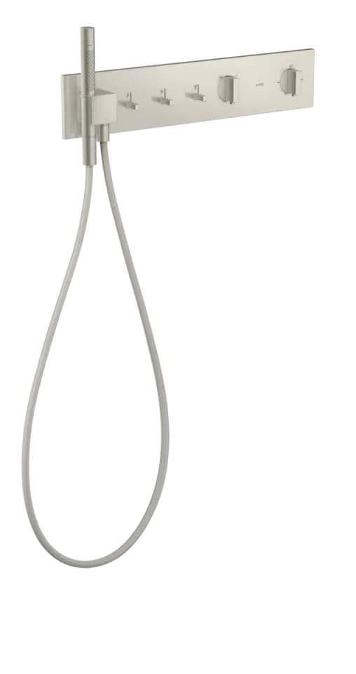 Axor Showercomposition Thermostatic Shower Mixer Concealed 715 X 395 X 150mm Stainless Steel product image - Image 1