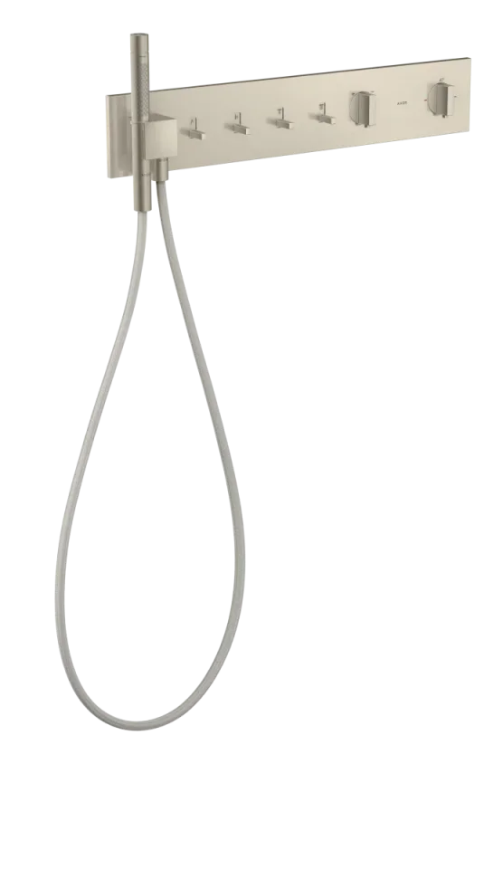 Axor Showercomposition Thermostatic Shower Mixer Concealed 715 X 395 X 150mm Nickel - Brushed product image - Image 1