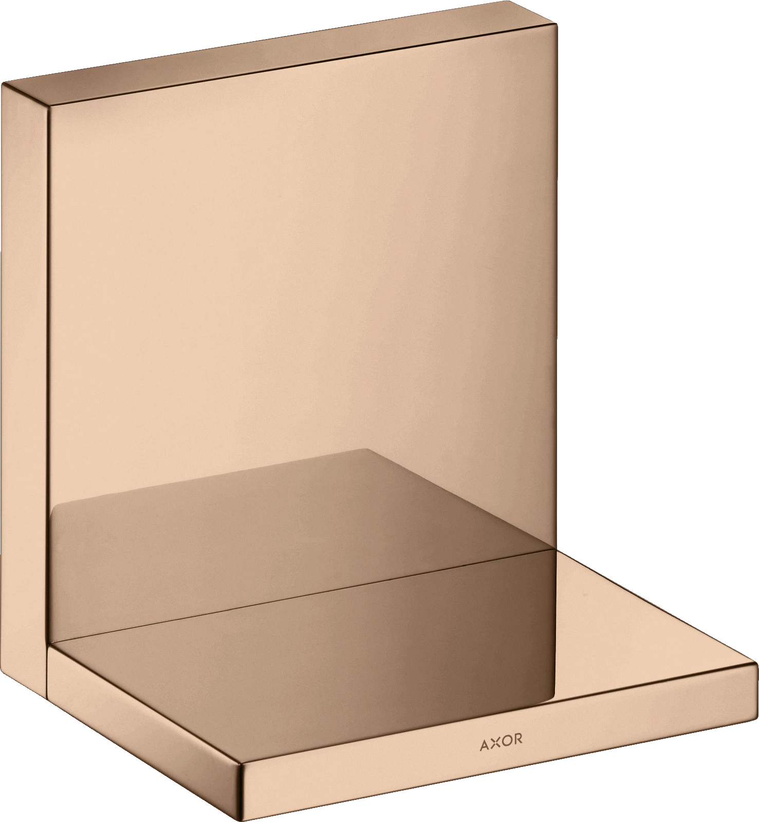 Axor Showersolutions Shelves 300 X 206 X 136mm Rose Gold/gold - Polished