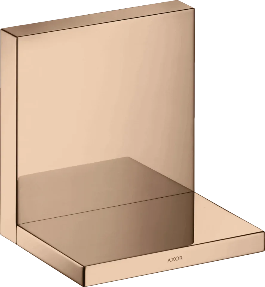 Axor Showersolutions Shelves 300 X 206 X 136mm Rose Gold/gold - Polished product image - Image 1