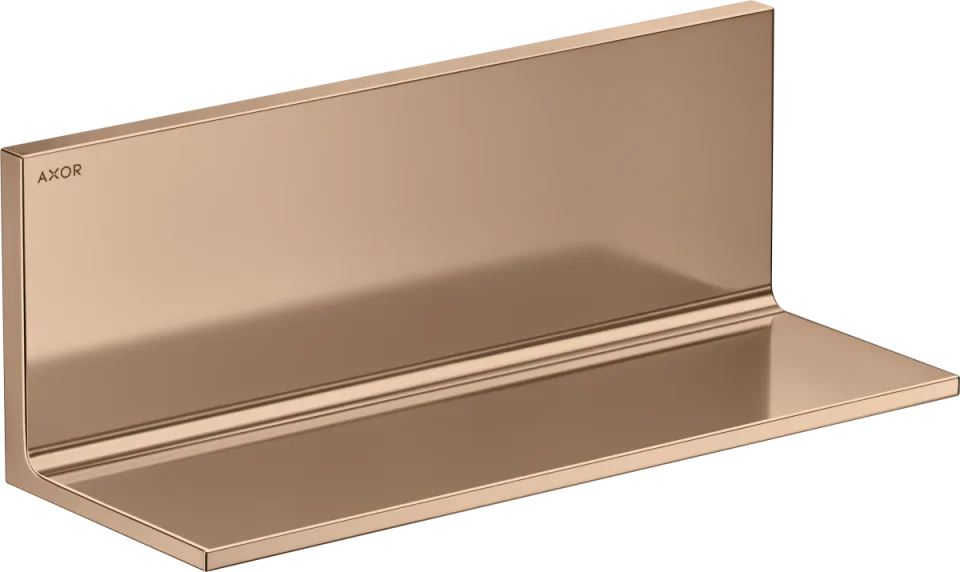 Axor Universal Rectangular Shelves 330 X 215 X 153mm Rose Gold/gold - Polished product image - Image 1