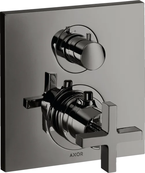 Axor Citterio Thermostatic Mixer For Concealed Installation With Shut-off / Diverter Valve And Cross Handle