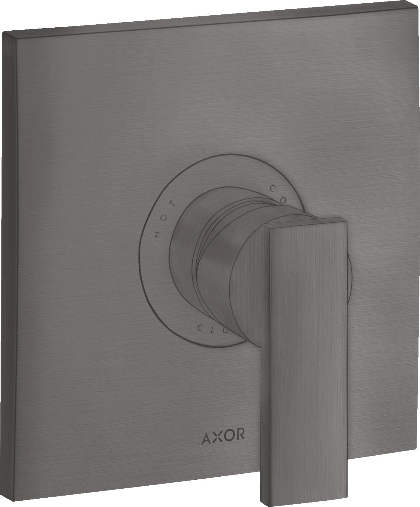 Axor Citterio Shower Mixers Concealed 217 X 187 X 135mm Gunmetal/chrome - Brushed