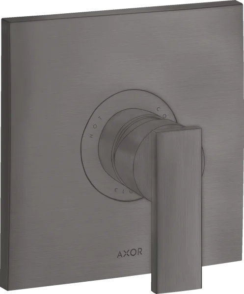 Axor Citterio Shower Mixers Concealed 217 X 187 X 135mm Gunmetal/chrome - Brushed
