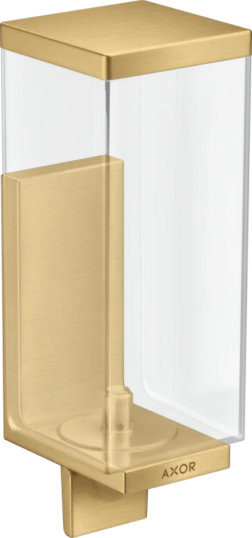 Axor Universal Rectangular Lotion Dispenser 255 X 185 X 180mm Gold - Brushed product image - Image 1