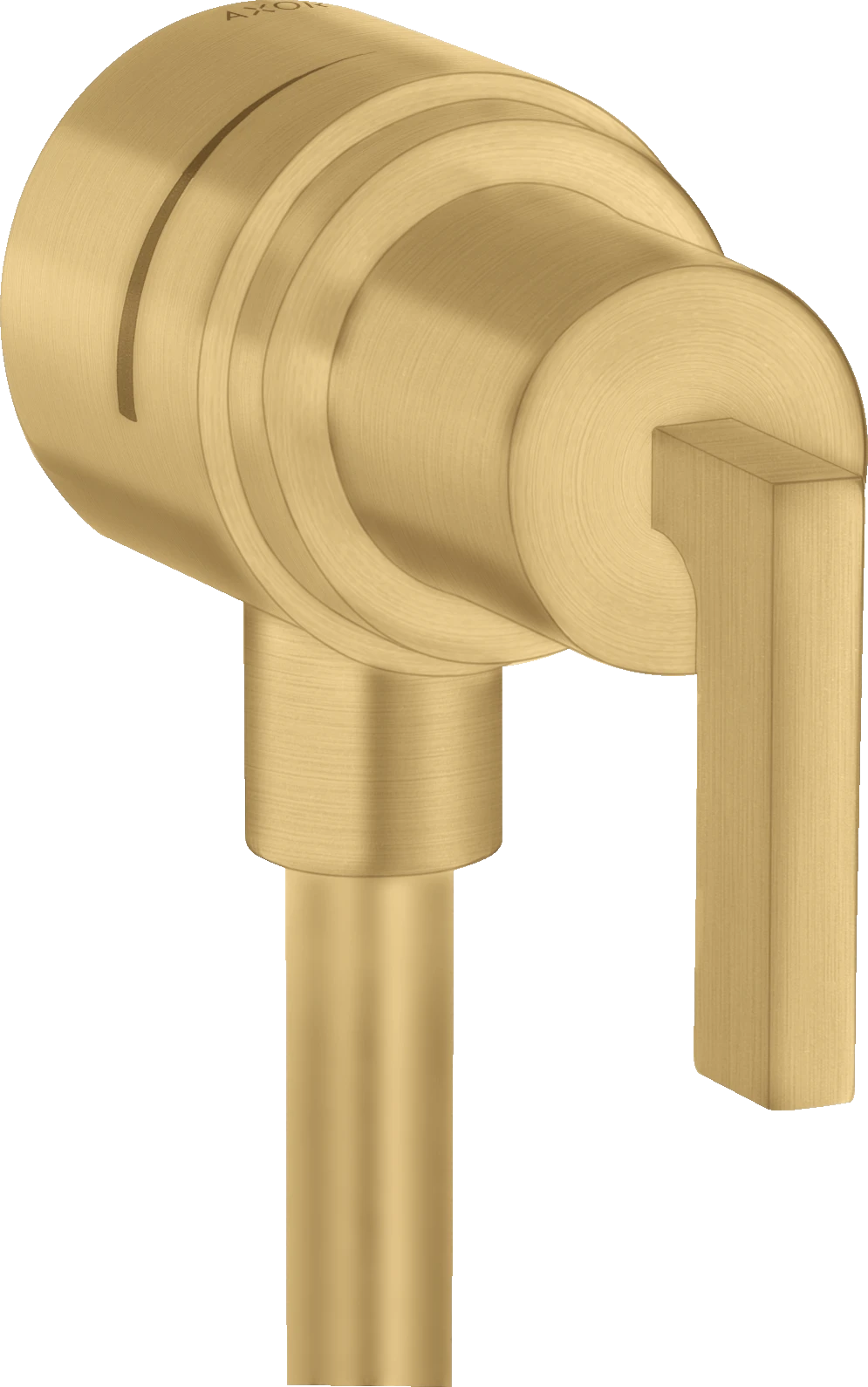 Axor Citterio Shut-off Valves 217 X 78 X 75mm Gold - Brushed