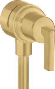 Axor Citterio Shut-off Valves 217 X 78 X 75mm Gold - Brushed