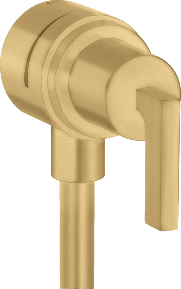 Axor Citterio Shut-off Valves 217 X 78 X 75mm Gold - Brushed product image - Image 1