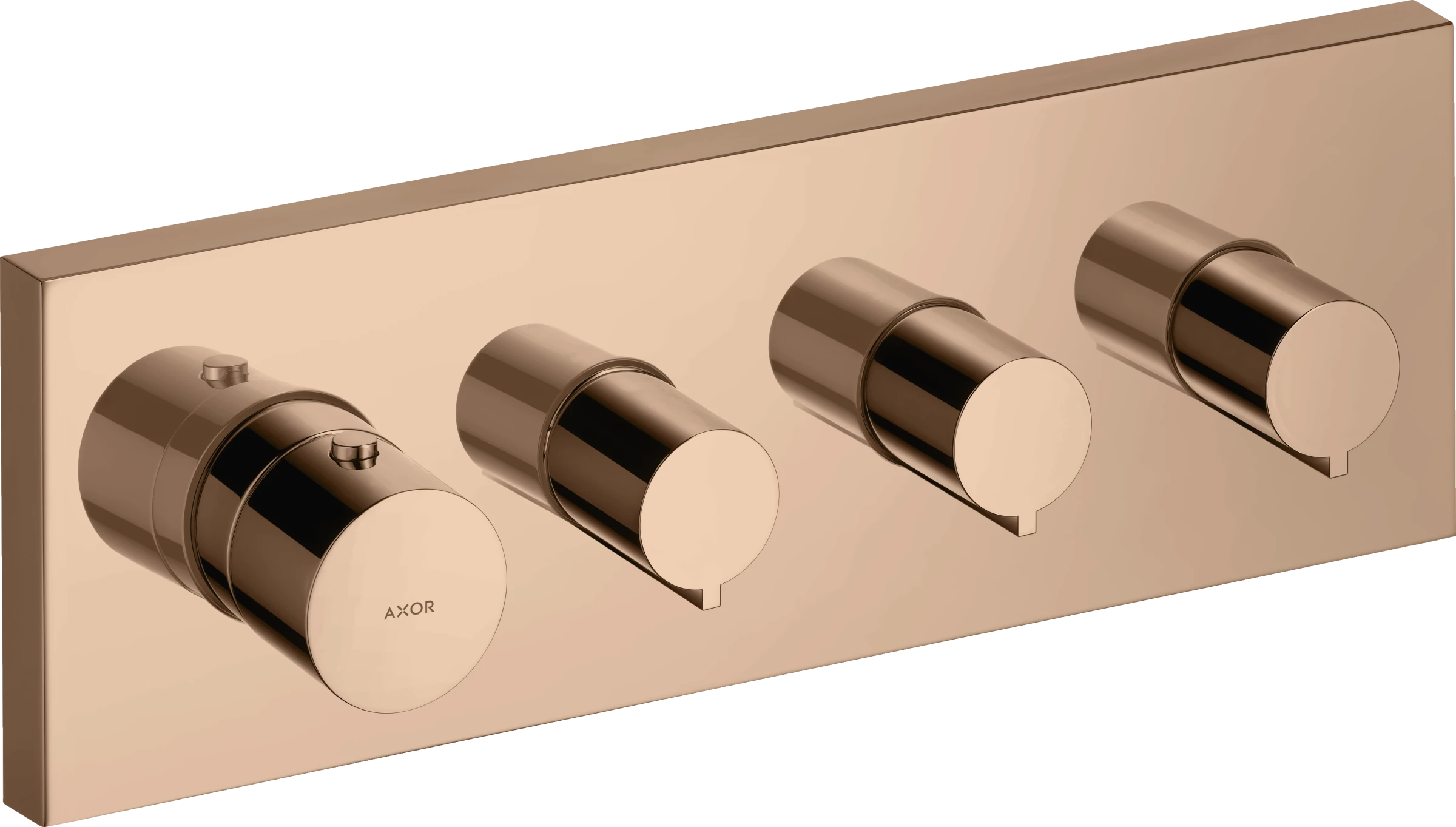 Axor Showersolutions Thermostatic Shower Mixer Concealed 440 X 238 X 102mm Rose Gold/gold - Polished