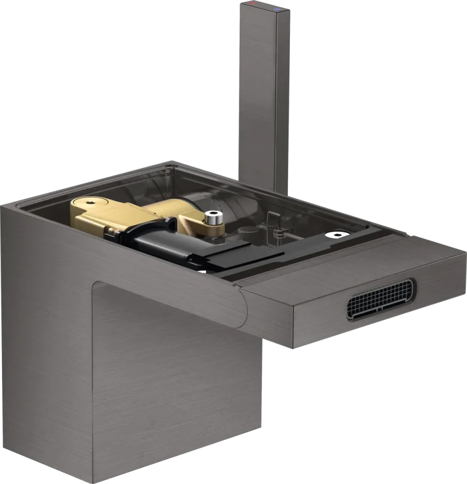 Axor Myedition Bidet Mixers 350 X 270 X 140mm Gunmetal/chrome - Brushed product image - Image 1