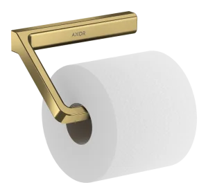 Axor Universal Softsquare Toilet Roll Holders 240 X 230 X 60mm Brass - Brushed