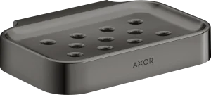 Axor Universal Circular Soap Dishes /-basket 130 X 110 X 87mm Gunmetal/chrome - Polished