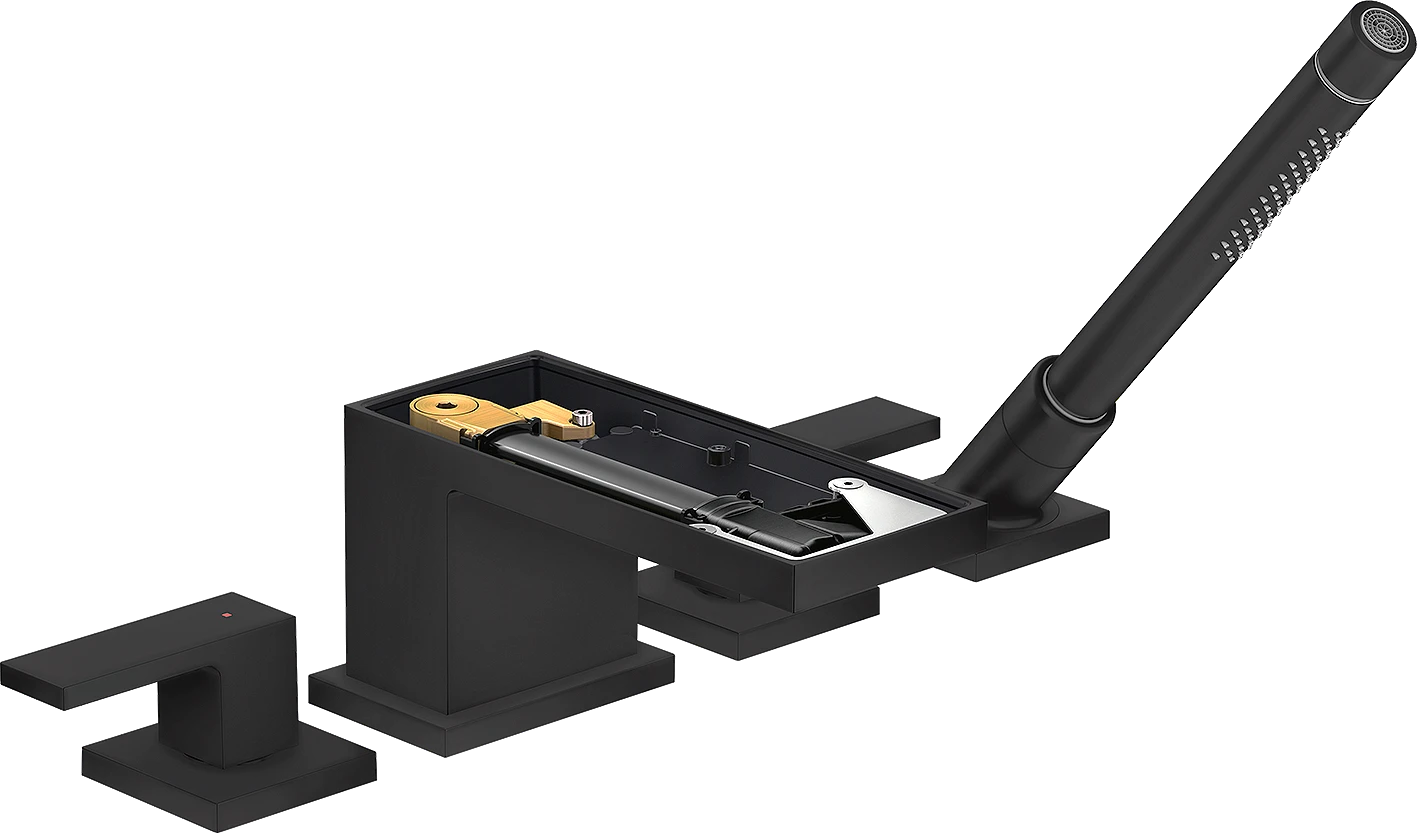 Axor Myedition Bath Mixers Concealed 400 X 350 X 160mm Black - Matt