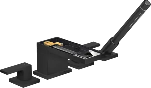 Axor Myedition Bath Mixers Concealed 400 X 350 X 160mm Black - Matt
