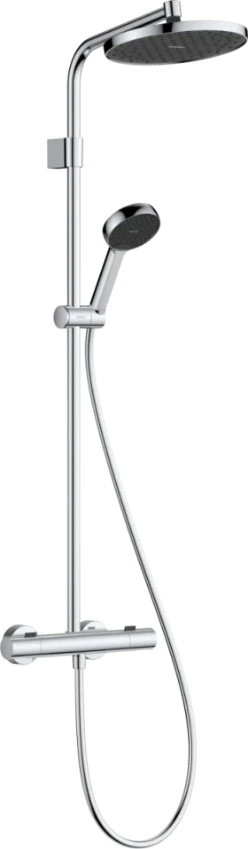 Hansgrohe Activera S Showerpipes With Thermostatic Mixer 1080 X 355 X 100mm Chrome product image - Image 1