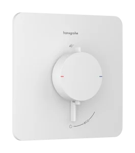 Hansgrohe Ecostat Comfort Q Thermostatic Shower Mixer Concealed 262 X 233 X 168mm White - Matt