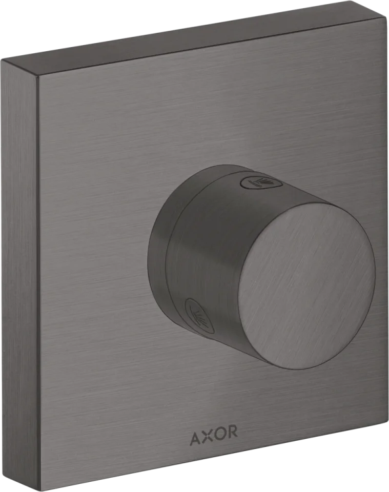 Axor Showersolutions Manual Shut-off & Diverter Valves 300 X 206 X 136mm Gunmetal/chrome - Brushed product image - Image 1