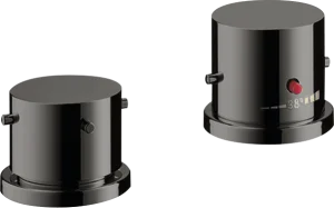 Axor Starck Thermostatic Bath Filler Concealed 130 X 110 X 87mm Gunmetal/chrome - Polished
