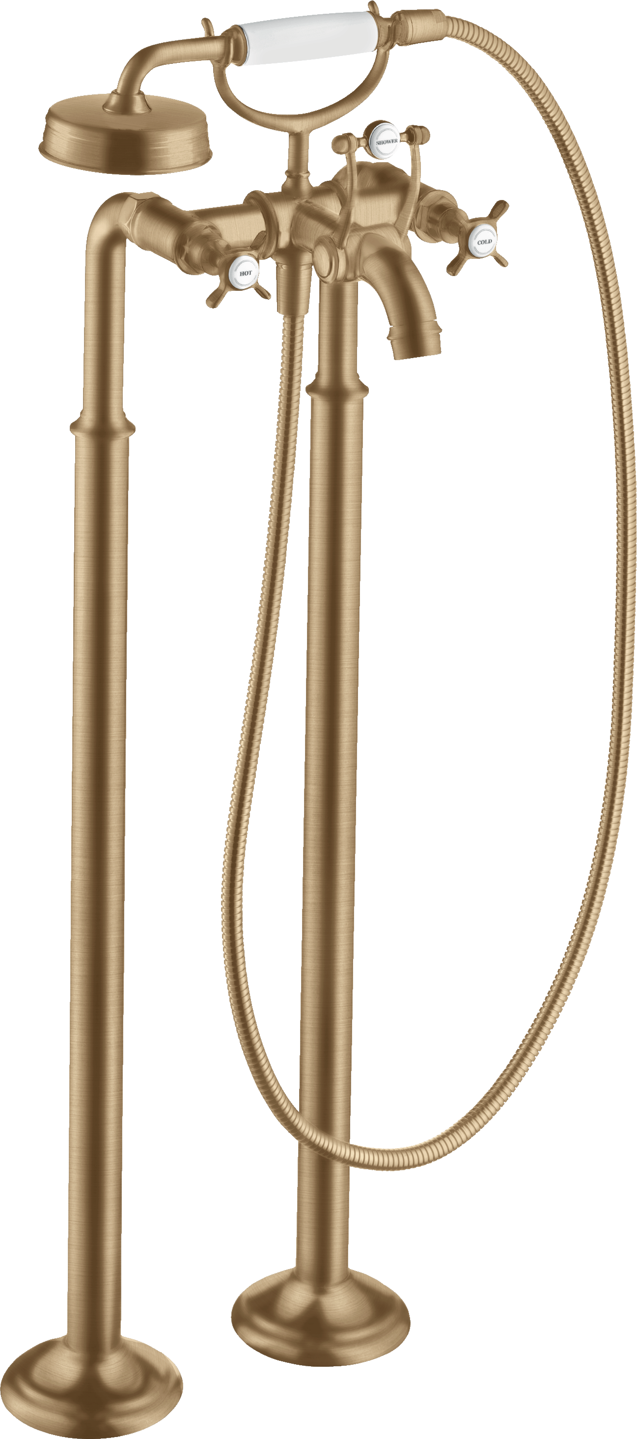 Axor Montreux Bath Mixers Concealed 1190 X 372 X 240mm Bronze - Brushed