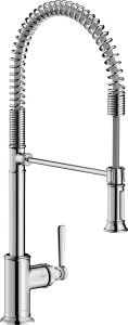 Axor Montreux Manual Kitchen Mixers 555 X 308 X 107mm Gunmetal/chrome - Polished