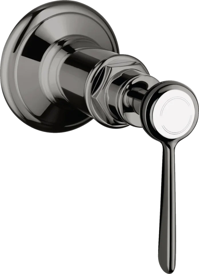 Axor Montreux Shut-off Valves 130 X 110 X 85mm Gunmetal/chrome - Polished product image - Image 1
